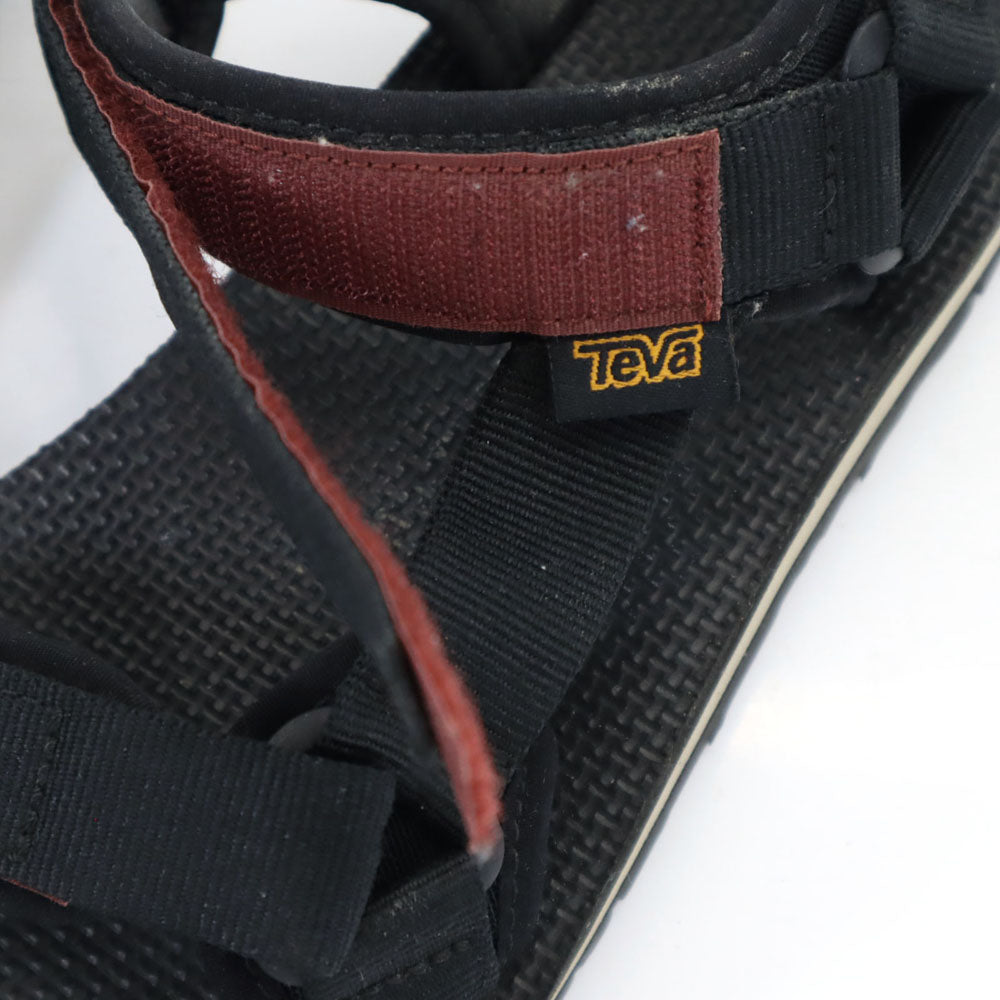 テバ スポーツサンダル 24cm ブラック×エンジ Teva レディース