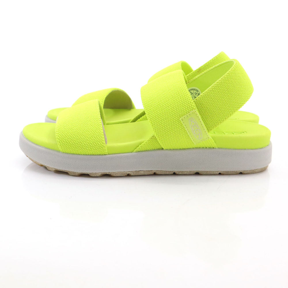 KEEN キーン 未使用 エル バックストラップ サンダル 23 ネオンイエロー 箱付き 1024715 レディース