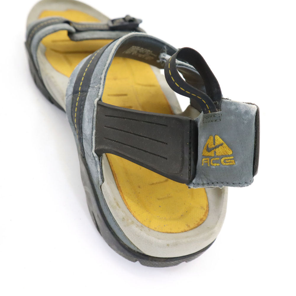 ナイキ ACG ストラップランナー7 サンダル 28 グレー×ブラック NIKE メンズ