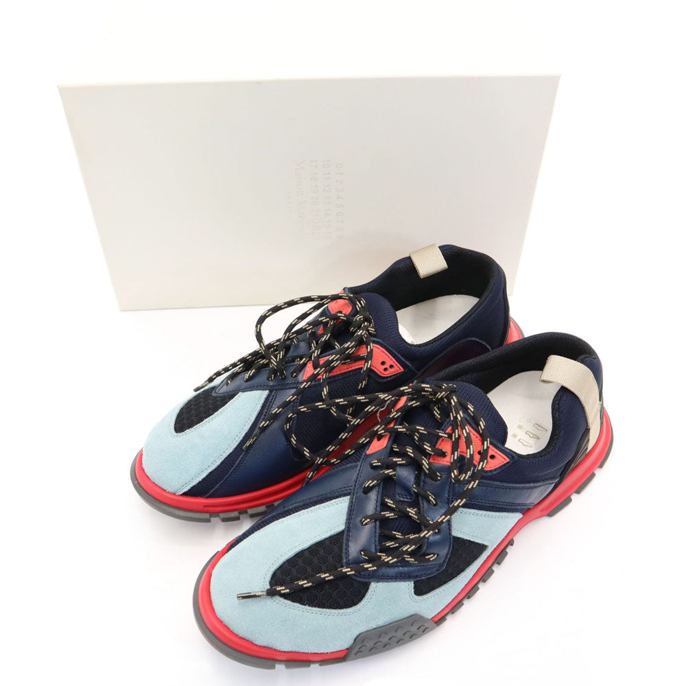 未使用 Maison Margiela メゾンマルジェラ イタリア製 スニーカー 43 ネイビー×ブルー系 メンズ