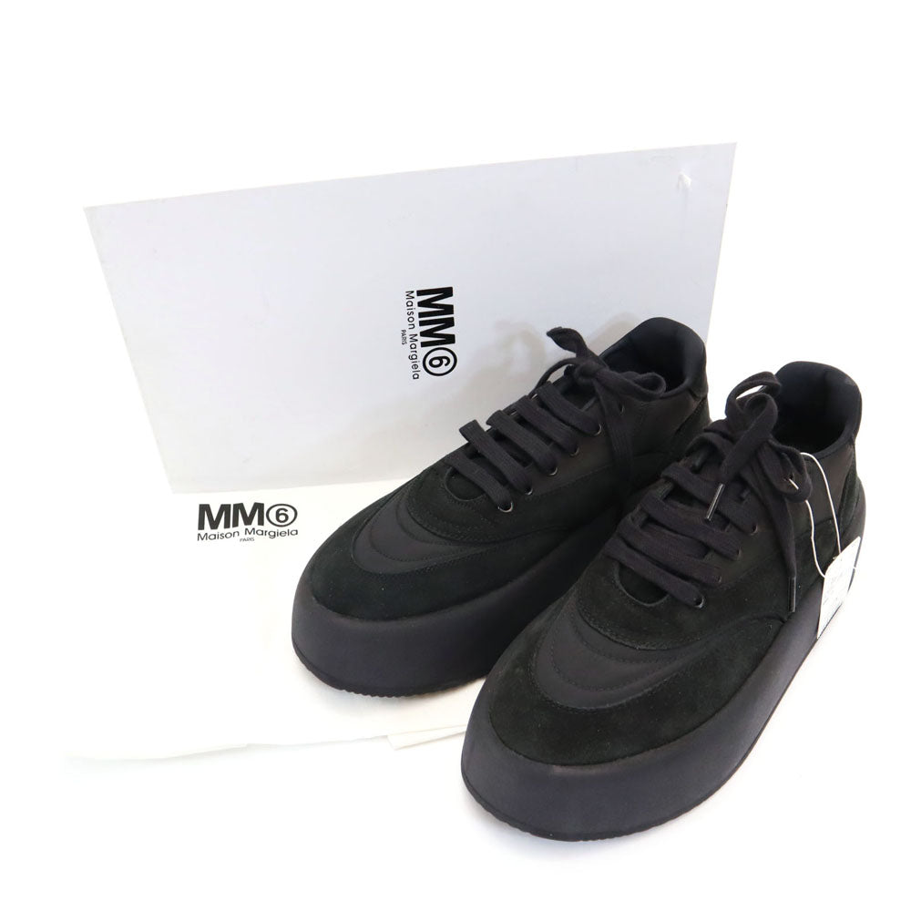 エムエムシックス メゾンマルジェラ 未使用 イタリア製 プラットフォーム スニーカー 40 ブラック レディース