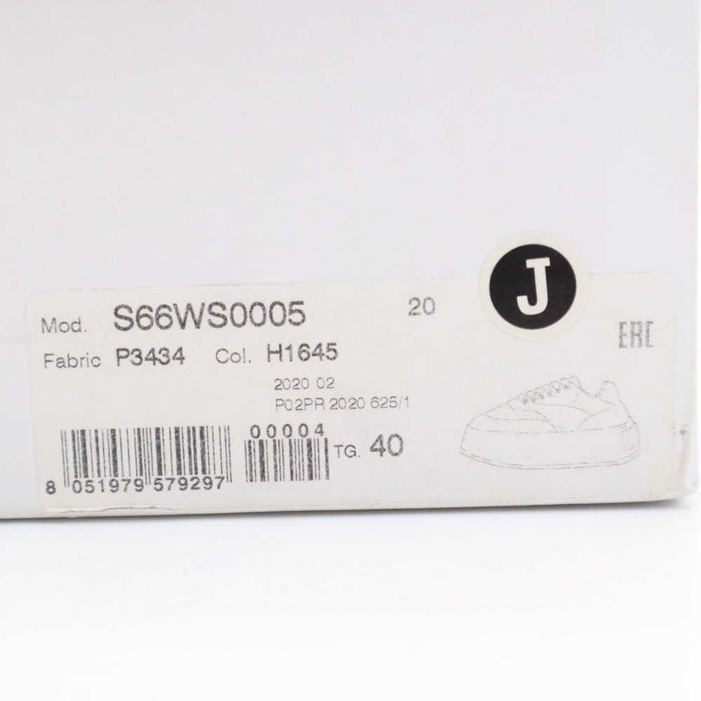 エムエムシックス メゾンマルジェラ 未使用 イタリア製 プラットフォーム スニーカー 40 ブラック レディース