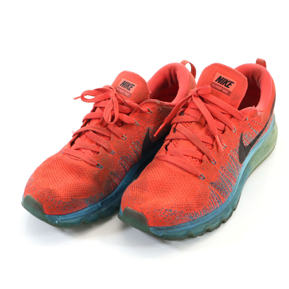 NIKE ナイキ フライニットマックス スニーカー 27 オレンジ メンズ