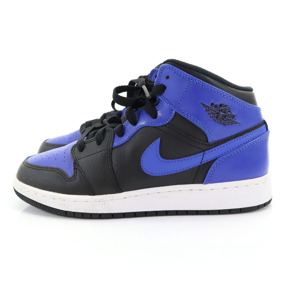 NIKE ナイキ エアージョーダン 1 ミッド スニーカー 24 ブルー AIR JORDAN 1 MID GS 554725-077 レディース