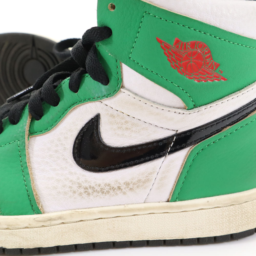 NIKE ナイキ エアジョーダン1 レトロ ハイ OG スニーカー 23.5 グリーン AIR JORDAN 1 RETRO HIGH OG DB4612-300 レディース