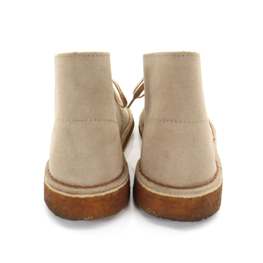 クラークス オリジナルス スエードレザー デザート チャッカブーツ GB 4 1/2 グレージュ クレープソール レディース