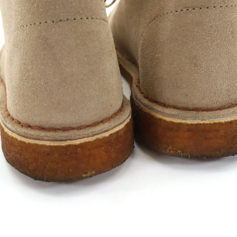 クラークス オリジナルス スエードレザー デザート チャッカブーツ GB 4 1/2 グレージュ クレープソール レディース