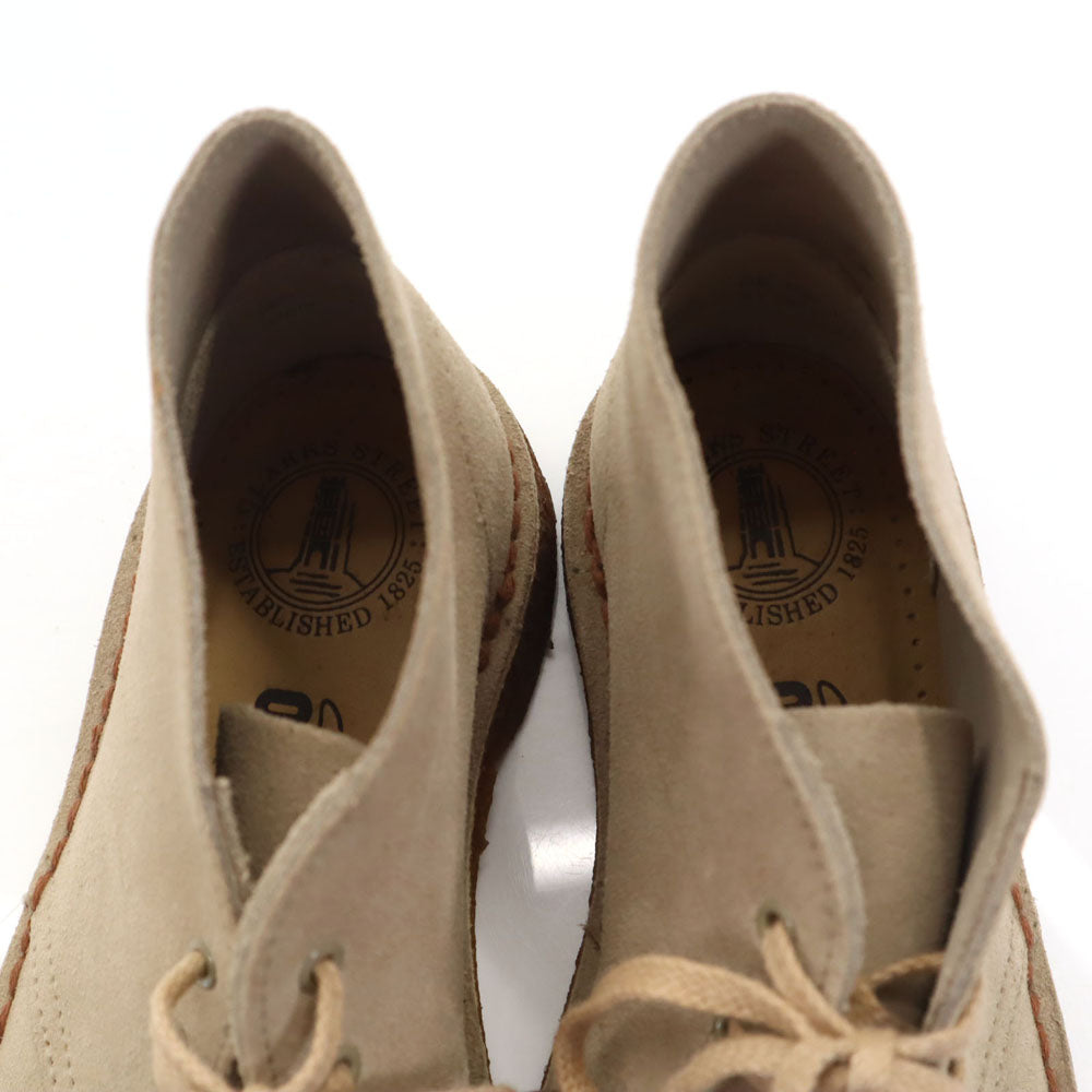 クラークス オリジナルス スエードレザー デザート チャッカブーツ GB 4 1/2 グレージュ クレープソール レディース