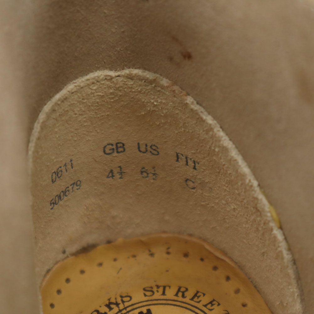 クラークス オリジナルス スエードレザー デザート チャッカブーツ GB 4 1/2 グレージュ クレープソール レディース