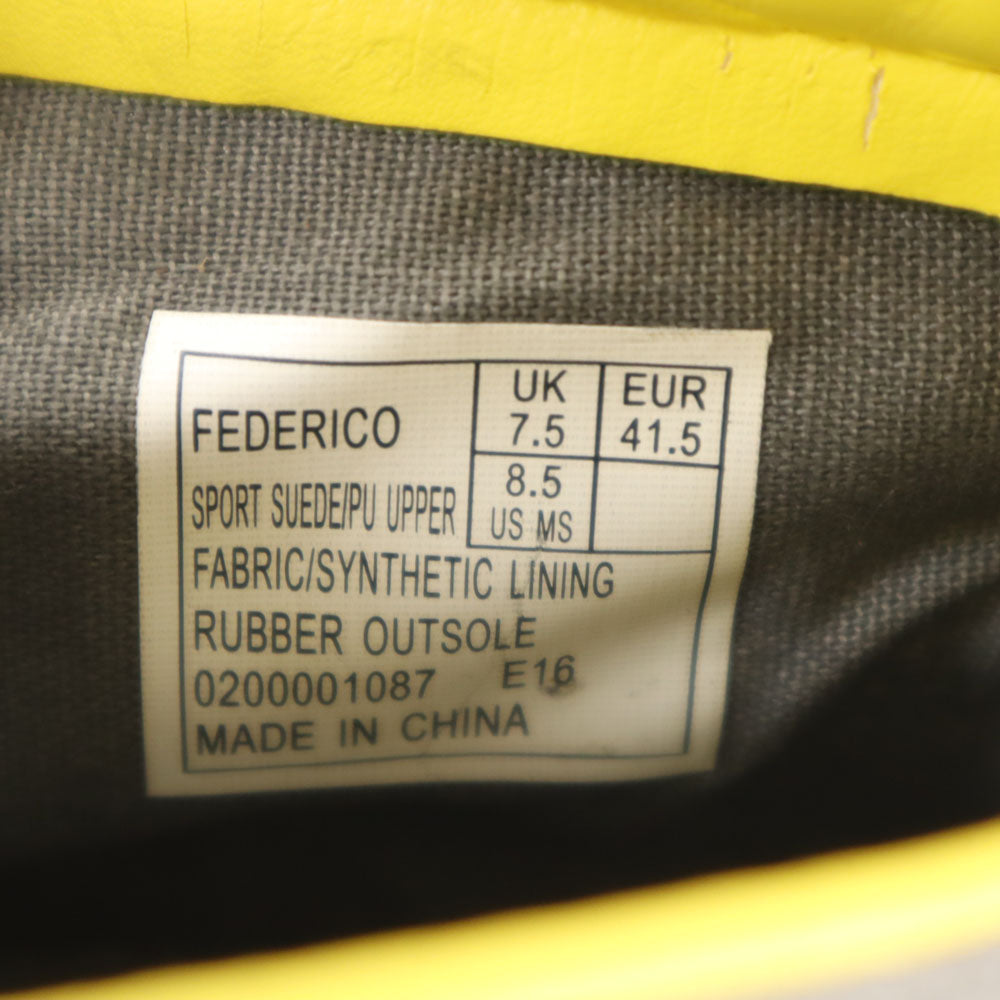 POLO RALPH LAUREN ポロラルフローレン スエードレザー スニーカー UK 7.5 グレー シューズ メンズ