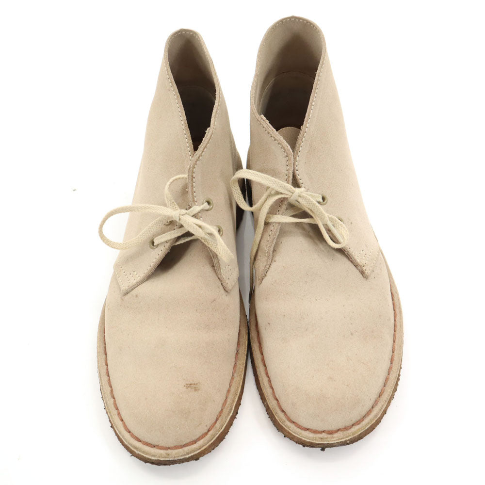 クラークス オリジナルス デザート ブーツ 6 1/2 グレージュ 31695 クレープソール 箱付き チャッカー メンズ