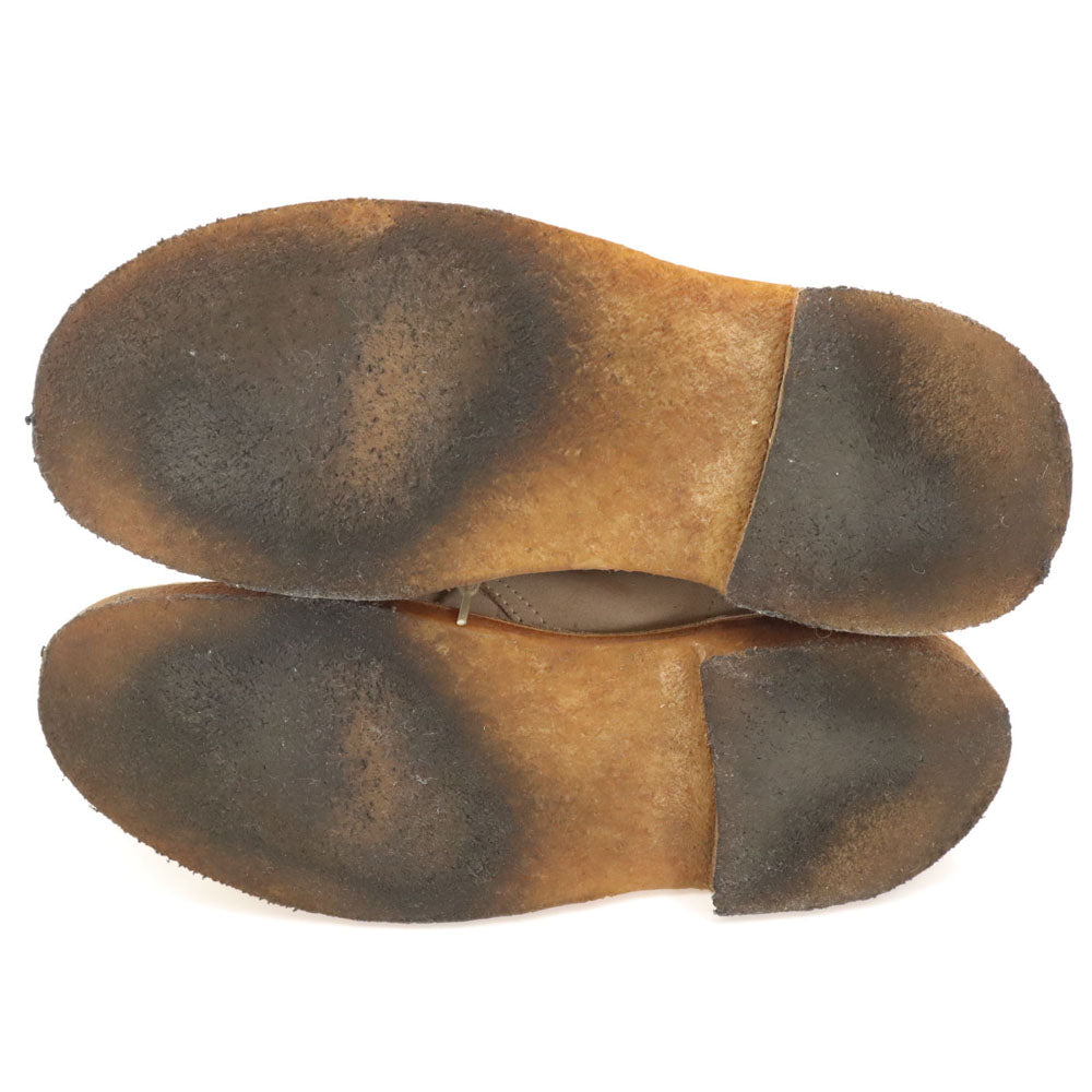 クラークス オリジナルス デザート ブーツ 6 1/2 グレージュ 31695 クレープソール 箱付き チャッカー メンズ