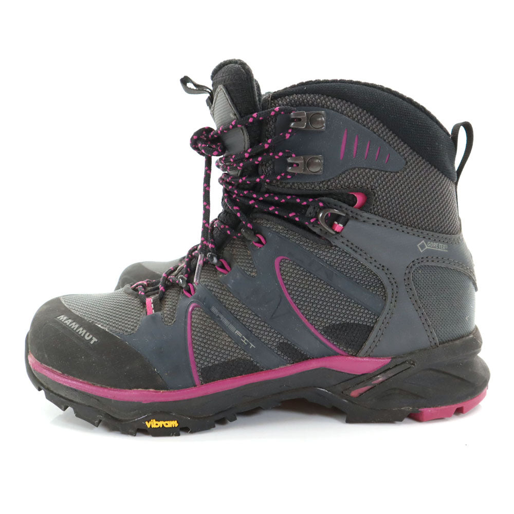 Mammut マムート Raichle GORE-TEX トレッキング ブーツ 23.5 チャコールグレー ビブラムソール アウトドア レディース