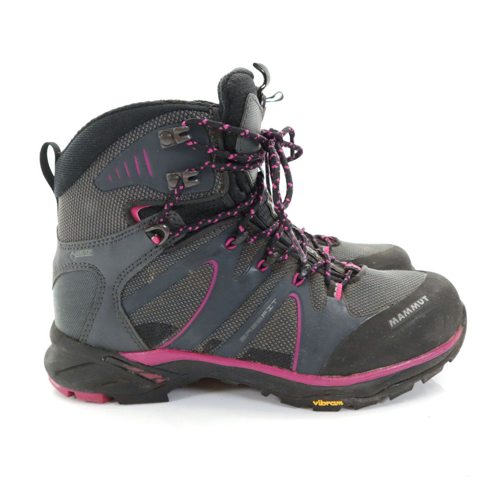 Mammut マムート Raichle GORE-TEX トレッキング ブーツ 23.5 チャコールグレー ビブラムソール アウトドア レディース