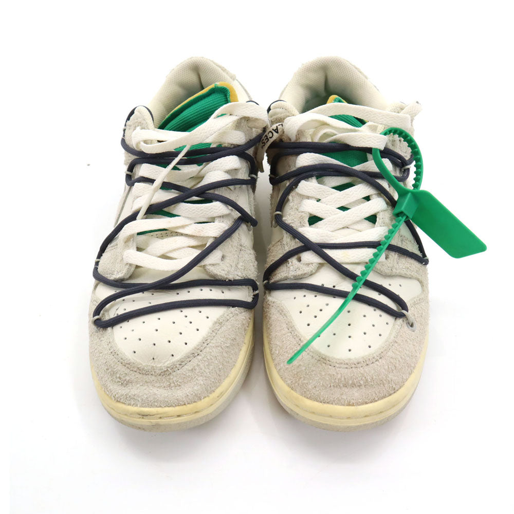 NIKE ナイキ オフホワイト コラボ ダンク ロー スニーカー 27.5 ホワイト 他 x OFF-WHITE DJ0950-115 DUNK LOW 箱付き メンズ