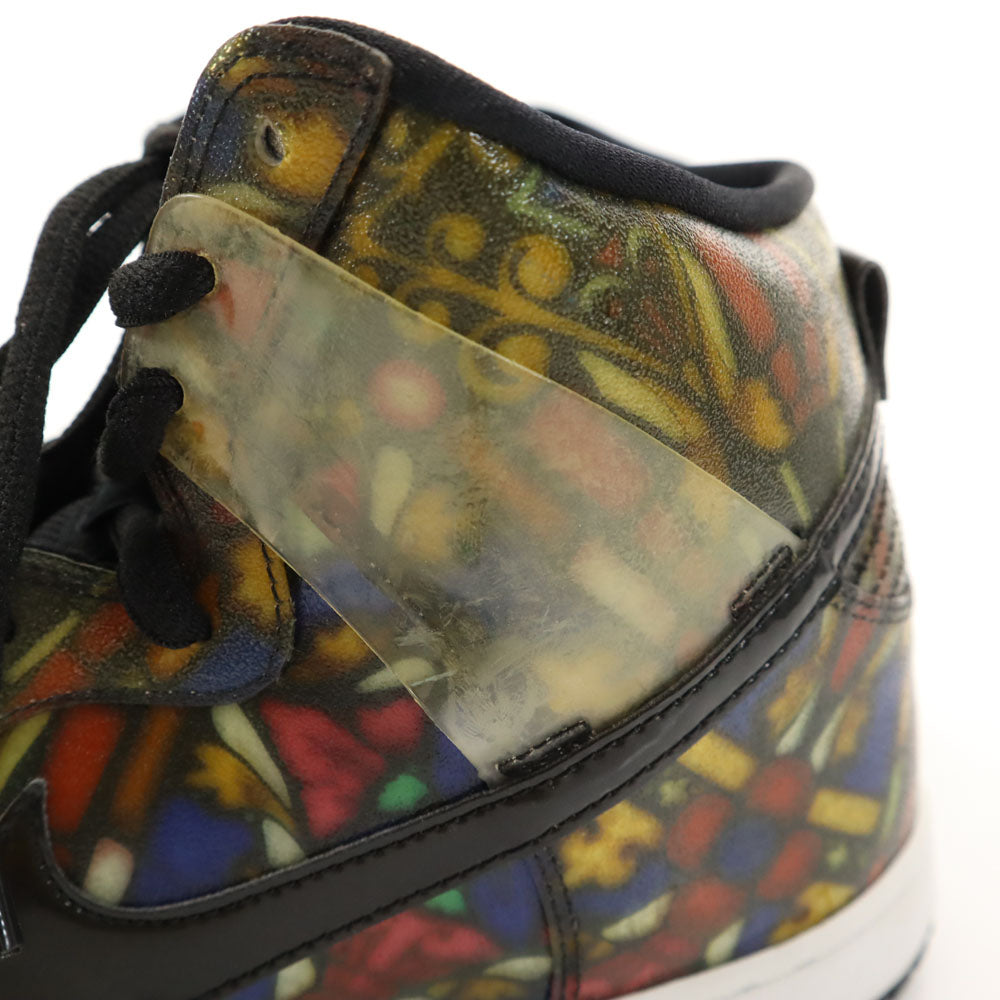 ナイキエスビー コンセプツ コラボ ステンドグラス スニーカー 29 NIKE SB x CONCEPTS 313171-606 DUNK HIGH PREMIUM 箱付き メンズ