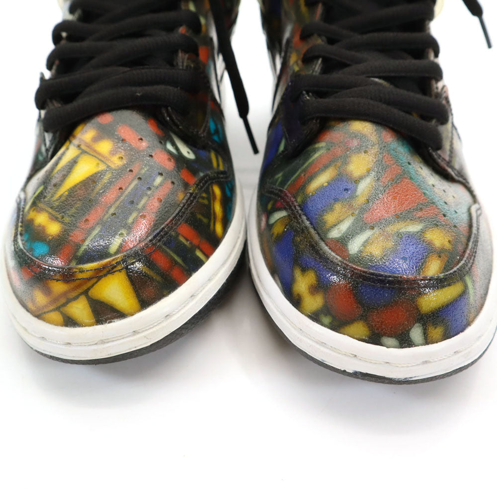 ナイキエスビー コンセプツ コラボ ステンドグラス スニーカー 29 NIKE SB x CONCEPTS 313171-606 DUNK HIGH PREMIUM 箱付き メンズ