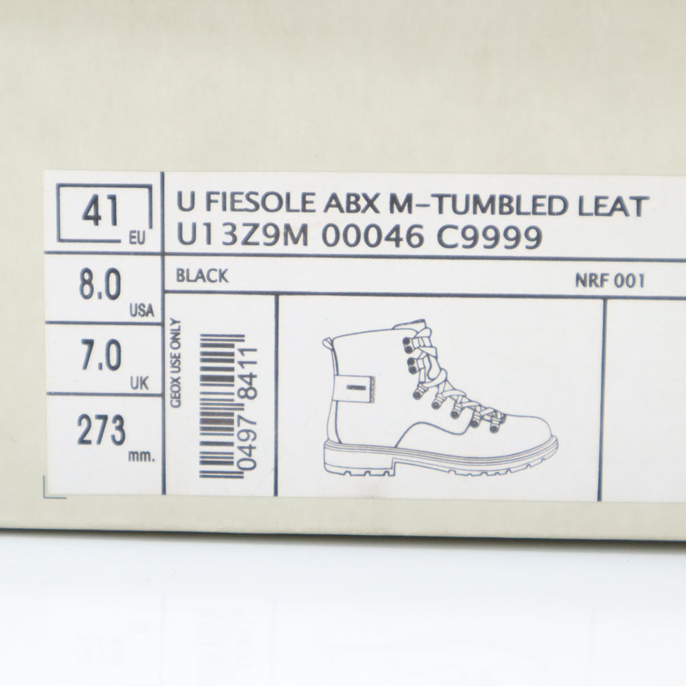 GEOX ジオックス ショートブーツ 8 黒 箱付き メンズ