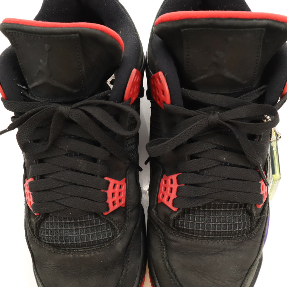 NIKE AIR JORDAN ナイキ エアジョーダン 4 レトロ スニーカー 28 ブラック AQ3816-065 4 RETRO NRG 箱付き メンズ