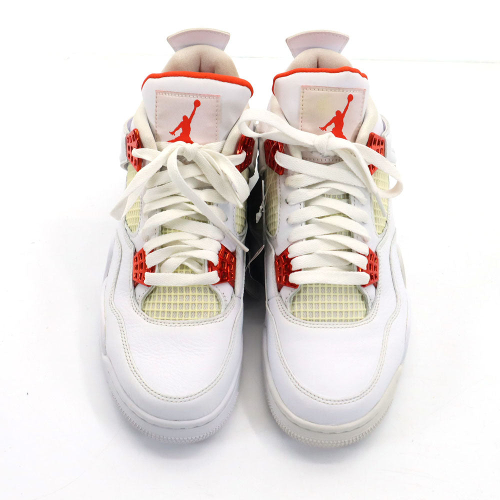 ナイキ エアジョーダン 未使用 エアジョーダン 4 レトロ スニーカー 26 ホワイト NIKE AIR JORDAN CT8527-118 メンズ