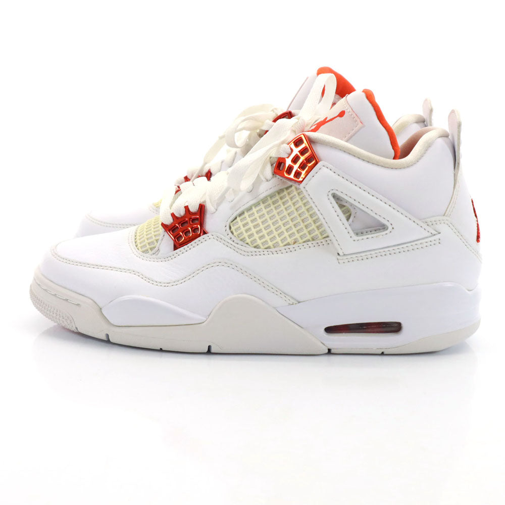 ナイキ エアジョーダン 未使用 エアジョーダン 4 レトロ スニーカー 26 ホワイト NIKE AIR JORDAN CT8527-118 メンズ