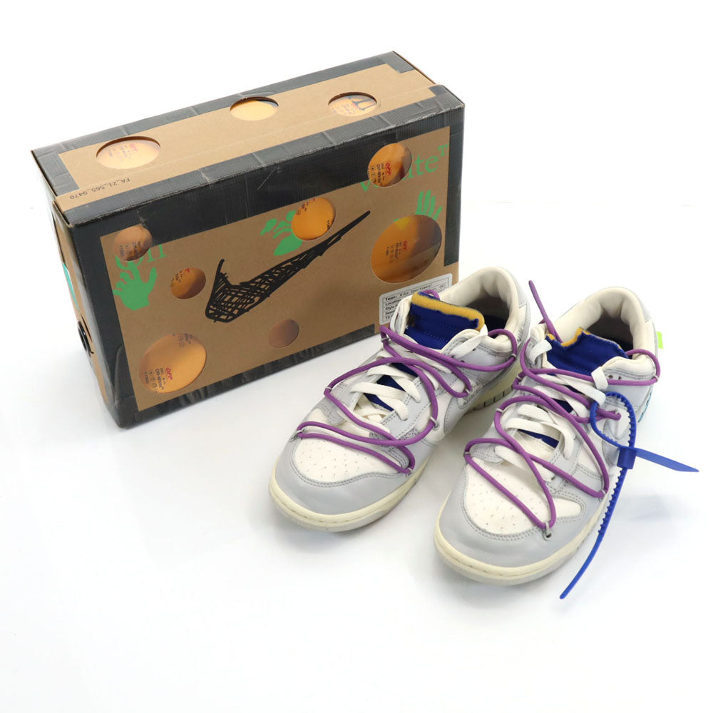 NIKE ナイキ オフホワイト コラボ ダンク ロー セイル スニーカー 26.5 ホワイト 他 x Off-White DM1602-107 1 OF 50 48 メンズ