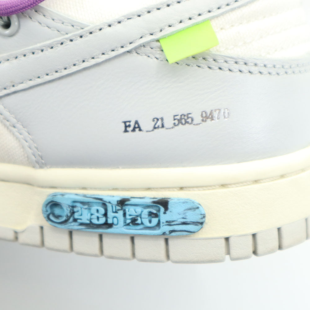 NIKE ナイキ オフホワイト コラボ ダンク ロー セイル スニーカー 26.5 ホワイト 他 x Off-White DM1602-107 1 OF 50 48 メンズ