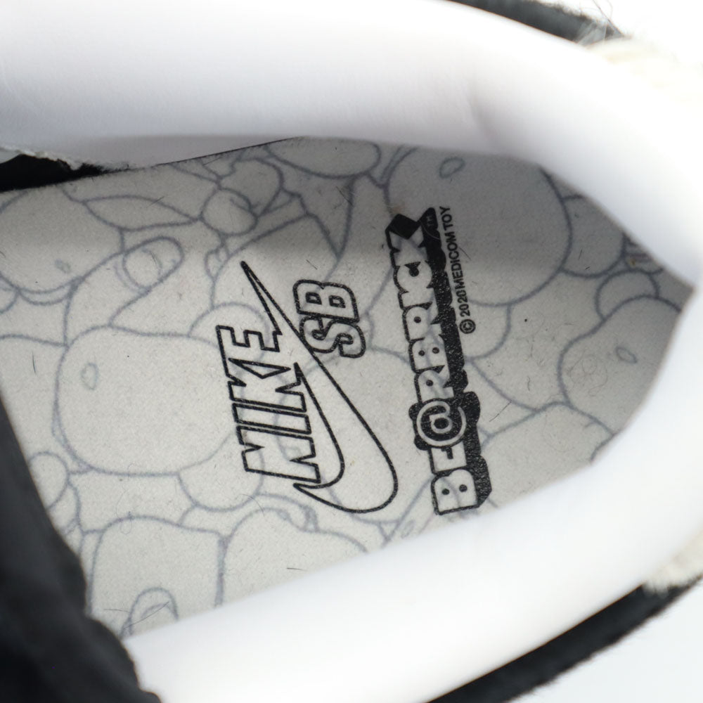 NIKE SB ナイキエスビー メディコムトイ ベアブリック コラボ ダンク ロー スニーカー 26 ブラック x BE@RBRICK CZ5127-001 メンズ
