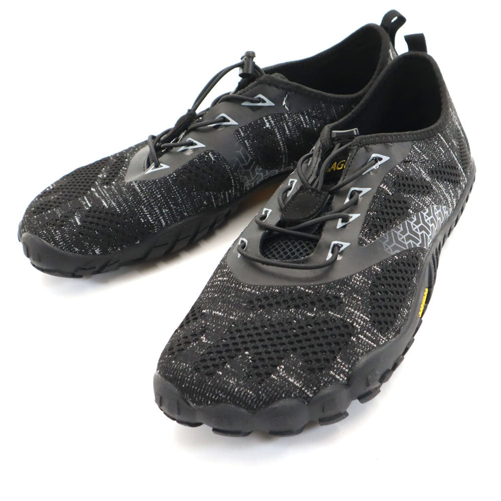 サグアロ ベアフット シューズ 44 ブラック メッシュ メンズ