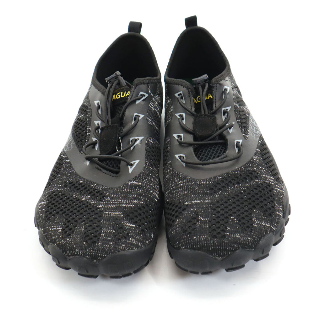 サグアロ ベアフット シューズ 44 ブラック メッシュ メンズ