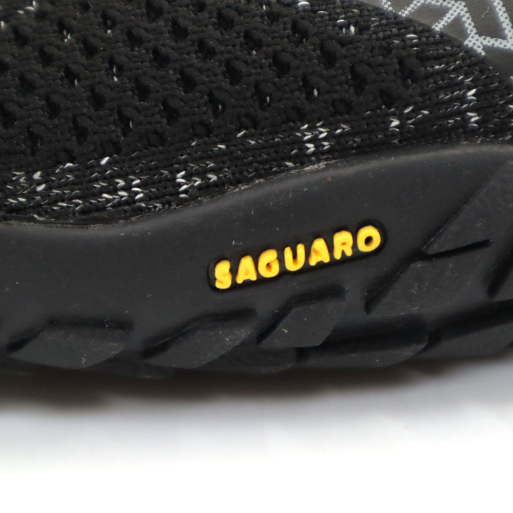 サグアロ ベアフット シューズ 44 ブラック メッシュ メンズ