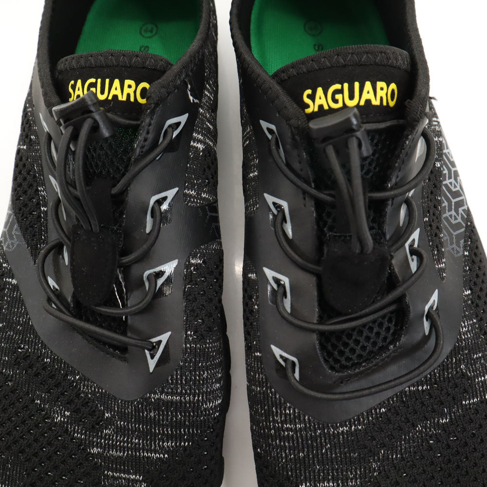 サグアロ ベアフット シューズ 44 ブラック メッシュ メンズ