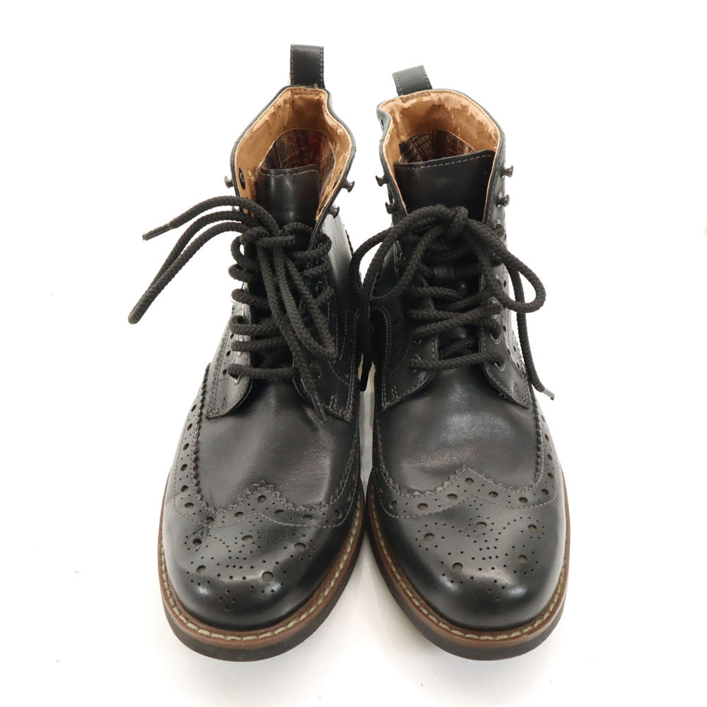 Clarks クラークス ウィングチップ ブーツ 7 ブラック メンズ