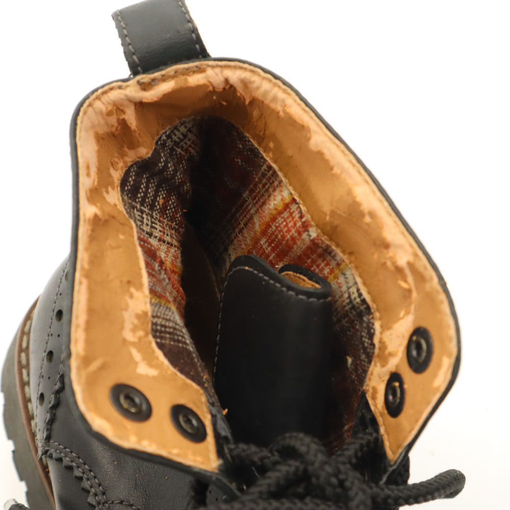 Clarks クラークス ウィングチップ ブーツ 7 ブラック メンズ