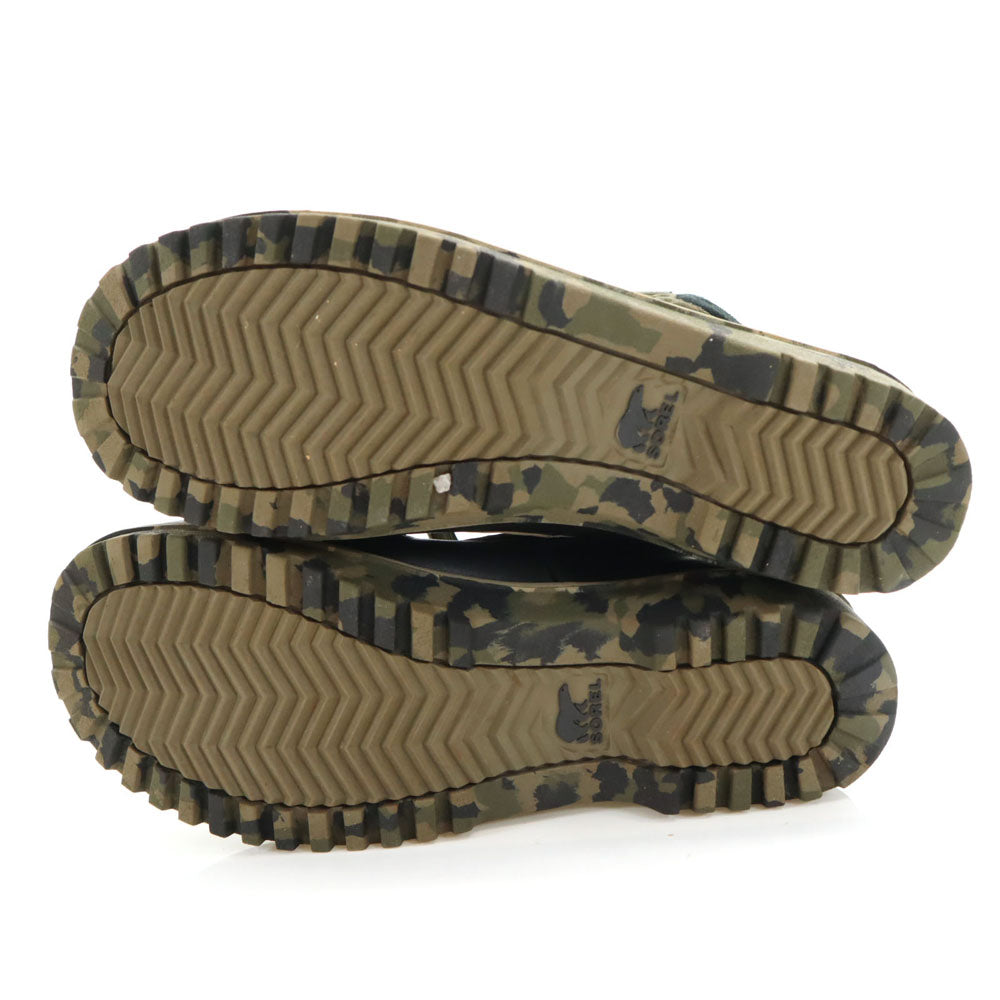 SOREL ソレル 迷彩柄 ブーツ 26 カーキ系 箱付き レディース