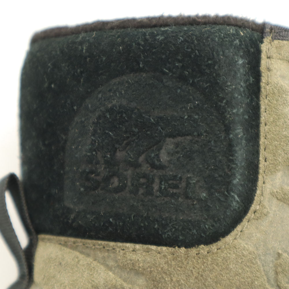SOREL ソレル 迷彩柄 ブーツ 26 カーキ系 箱付き レディース