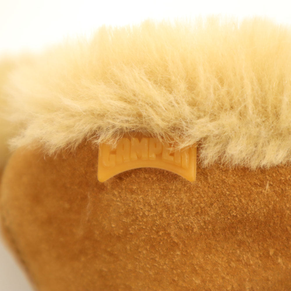 CAMPER カンペール スウェード ムートン ブーツ 38 キャメル レディース