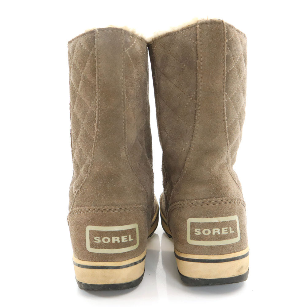 SOREL ソレル グレイシー ブーツ 22.5cm ブラウン レディース