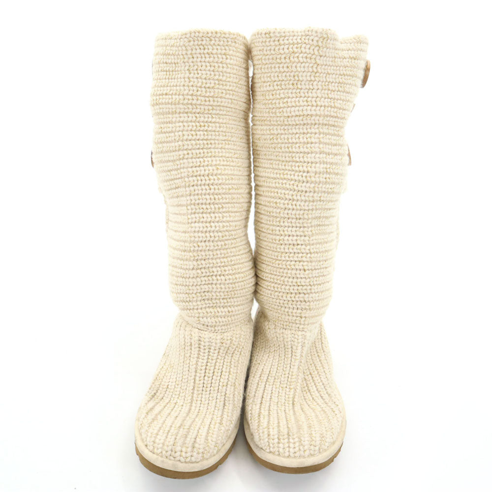 UGG アグ ニット ブーツ 23 アイボリー 1876 レディース