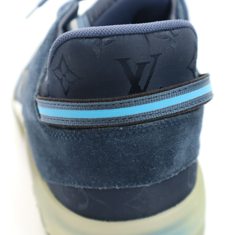 LOUIS VUITTON ルイヴィトン イタリア製 アビューライン スニーカー 8 ネイビー メンズ