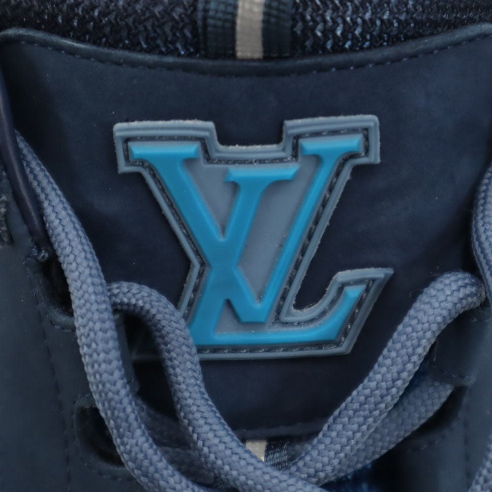 LOUIS VUITTON ルイヴィトン イタリア製 アビューライン スニーカー 8 ネイビー メンズ