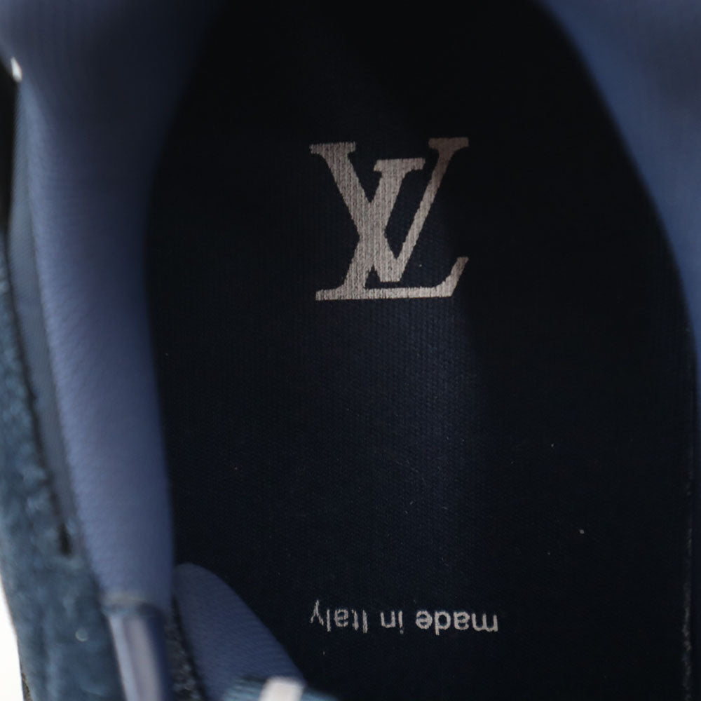 LOUIS VUITTON ルイヴィトン イタリア製 アビューライン スニーカー 8 ネイビー メンズ
