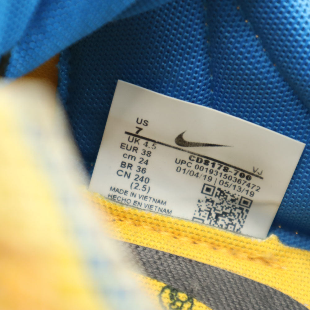 NIKE ナイキ 19AW OFF-WHITE オフホワイト コラボ ヴェイパーストリート スニーカー 24 イエロー CD8178-700 レディース