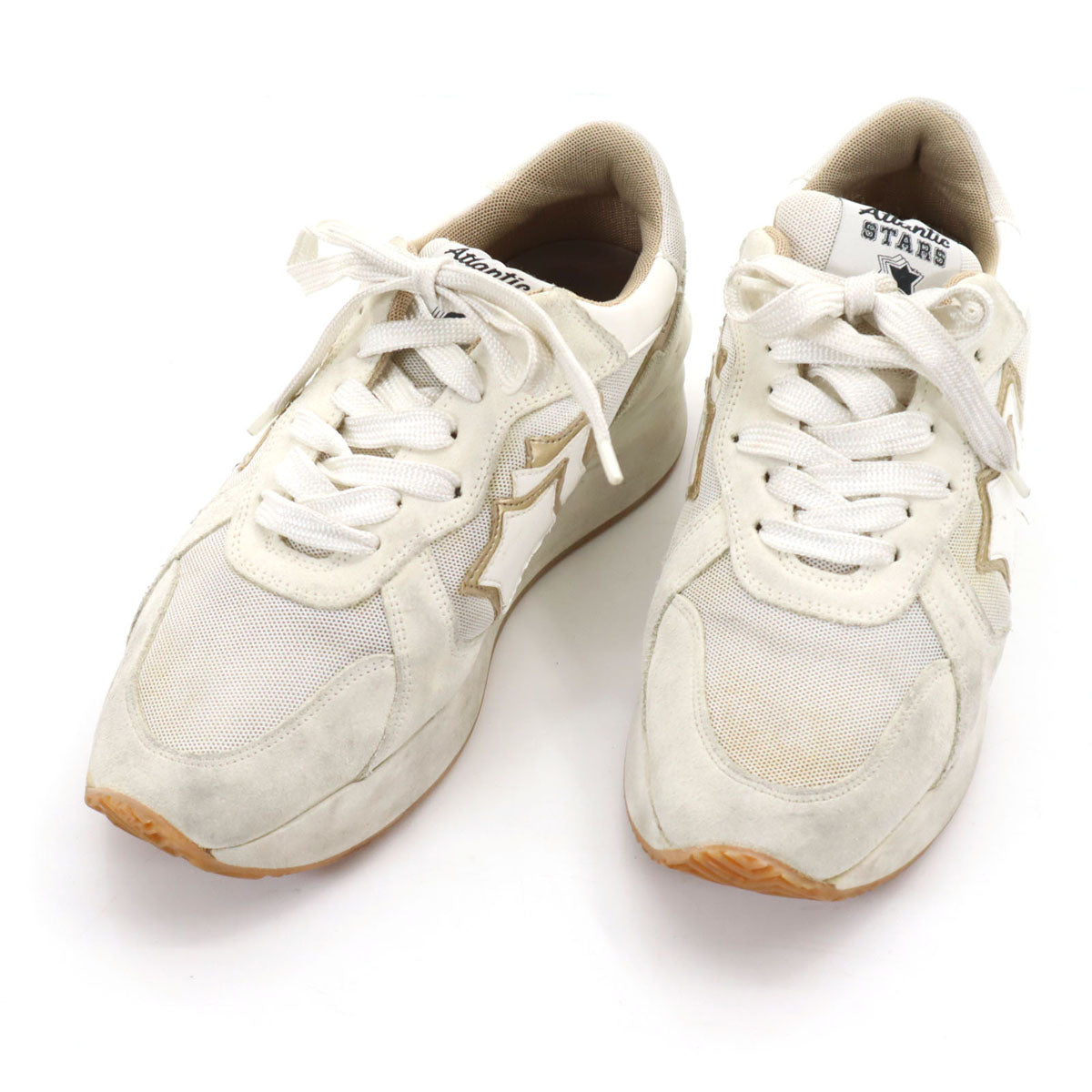 Atlantic STARS アトランティックスターズ イタリア製 スニーカー アイボリー レディース