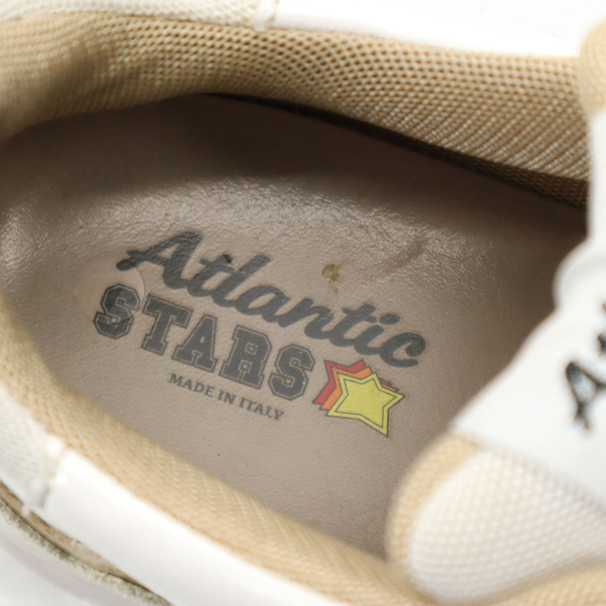 Atlantic STARS アトランティックスターズ イタリア製 スニーカー アイボリー レディース