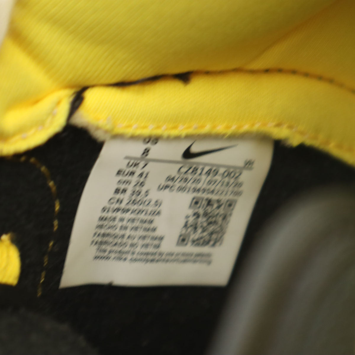 NIKE ナイキ ダンク ハイ SP スニーカー 26 イエロー CZ8149-002 メンズ