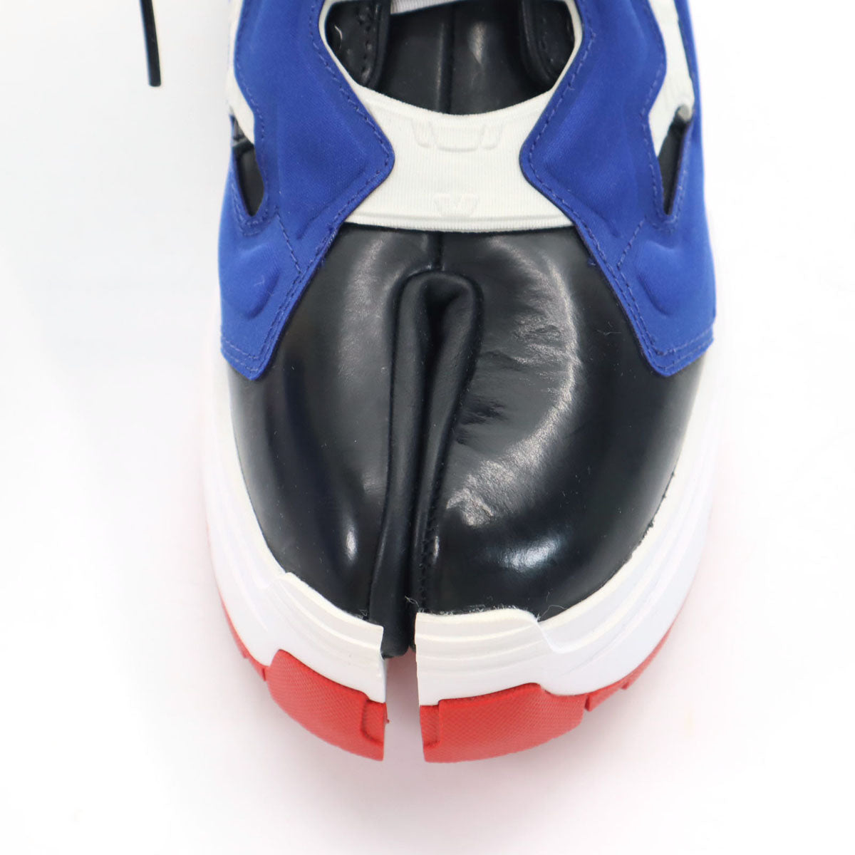 未使用 Maison Margiela メゾンマルジェラ リーボック コラボ 足袋 ポンプフューリー スニーカー 28 ブルー S34WU0024 メンズ