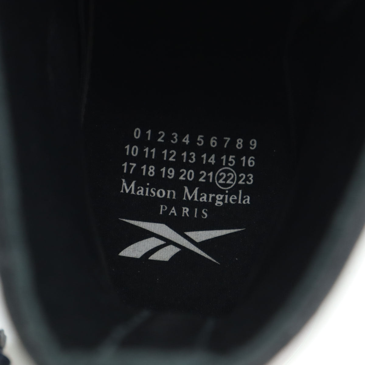 未使用 Maison Margiela メゾンマルジェラ リーボック コラボ 足袋 ポンプフューリー スニーカー 28 ブルー S34WU0024 メンズ