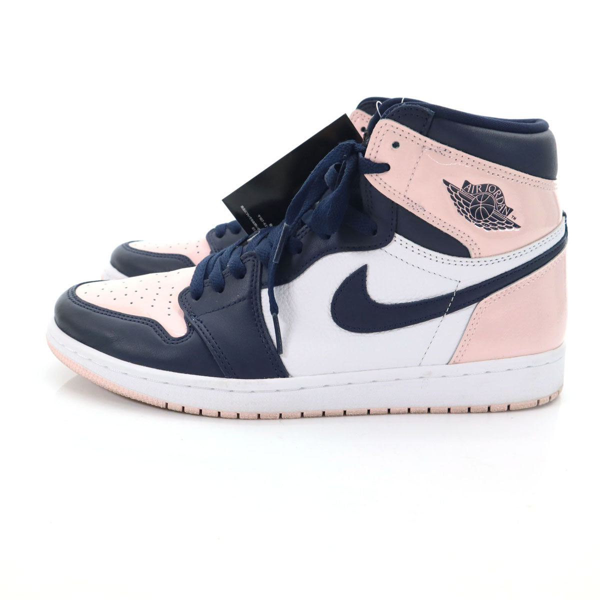 NIKE ナイキ エアジョーダン 1 レトロ ハイ OG SE スニーカー 29 ネイビー DD9335-641 シューレース付き レディース