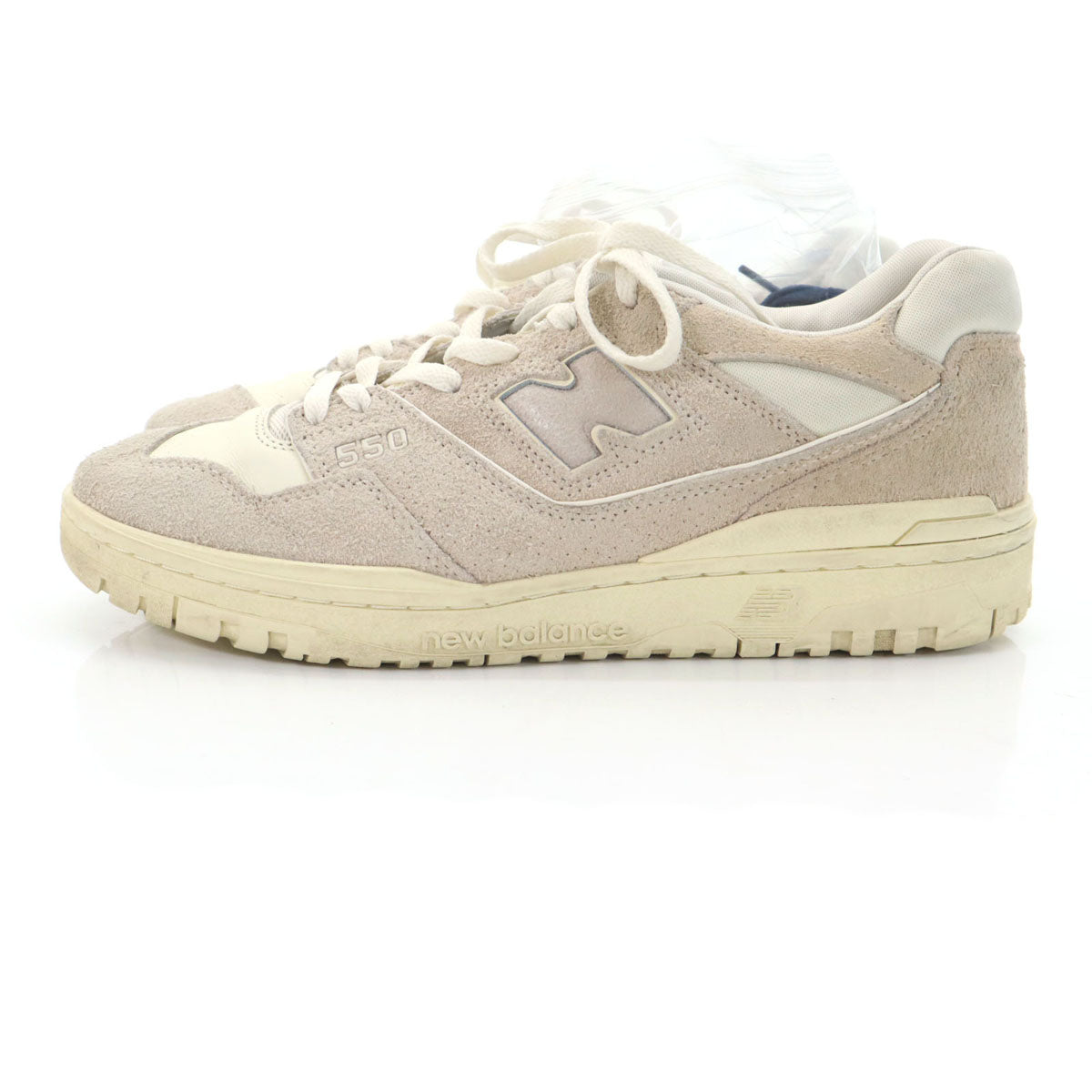 NEW BALANCE ニューバランス x AIME LEON DORE BB550AC1 エイメレオンドレ コラボ スニーカー 30 ベージュ シューレース付き メンズ